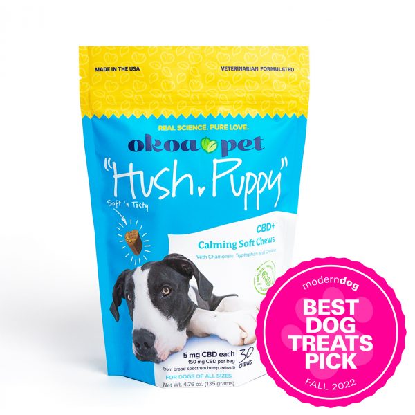 CBD soft chew chosen by Modern Dog as Best Dog Treat Pick